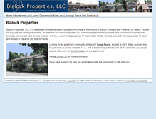 Tablet Screenshot of blalockproperties.com